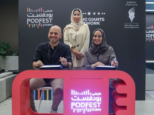 Arab-podcasters-launch-with-mona-(centre),-Basel-(left)-and-Dr-Maitha-(right)-1669049930031