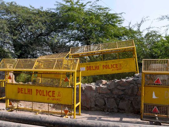 Mehrauli police barricade aftab poonawalla