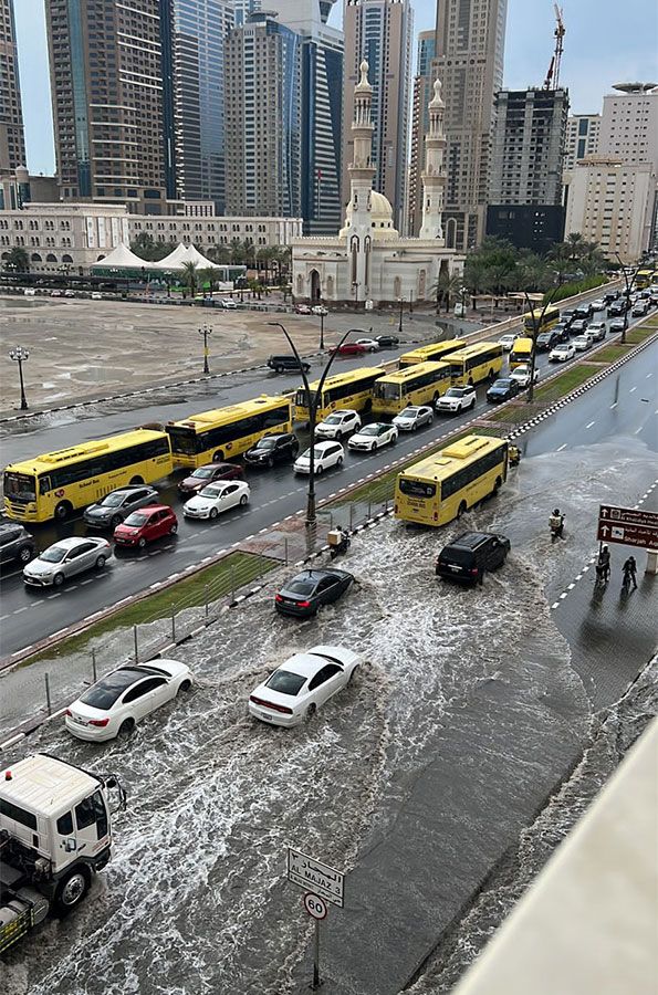 Rains in Sharjah 