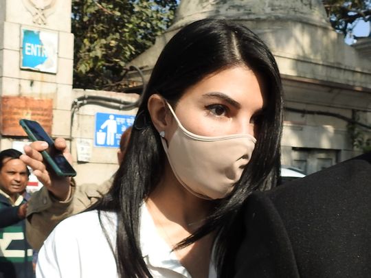 Bollywood actress Jacqueline Fernandez leaves Patiala House Court after appearing in connection with a Rs200 crores money laundering case involving alleged conman Sukesh Chandrashekhar, in New Delhi on November 24.