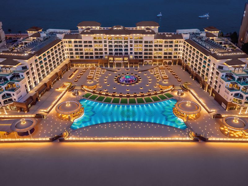 Taj Exotica Resort & Spa, The Palm, Dubai - Night View2_