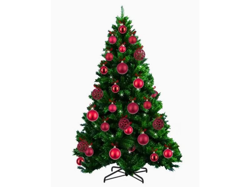 Aiwanto Christmas Tree with 100-Piece Decorating Balls