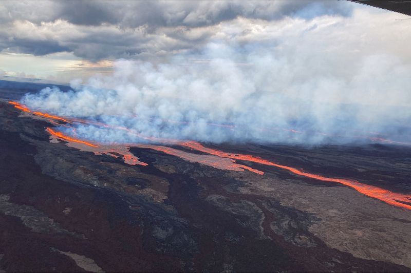 Hawaii's Mauna Loa, the largest active volcano in the world