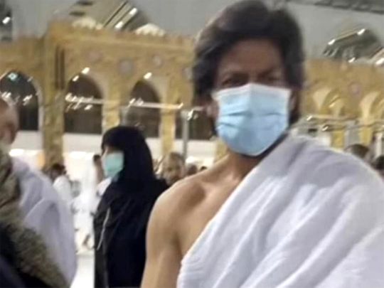 Shah Rukh Khan at the holy city of Mecca