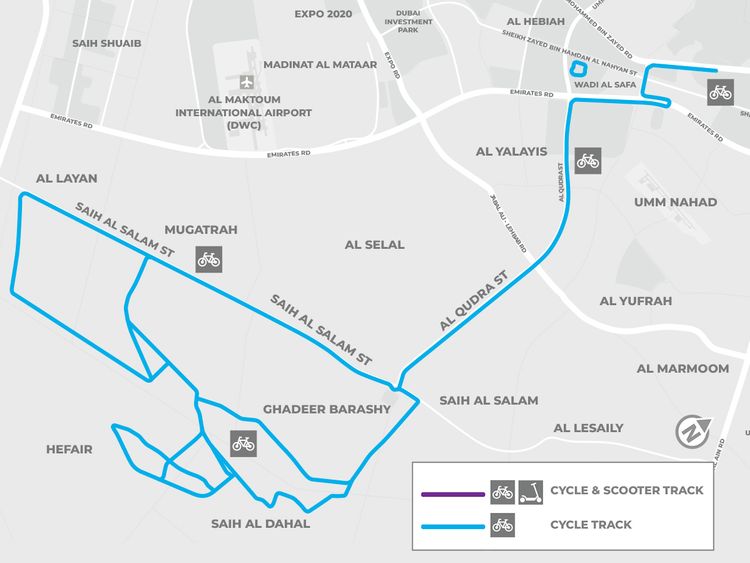 RTA cycle and e-scooter map 3