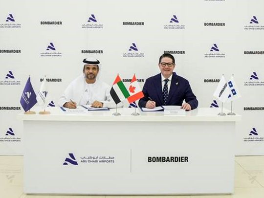 Abu Dhabi Airports Bombardier