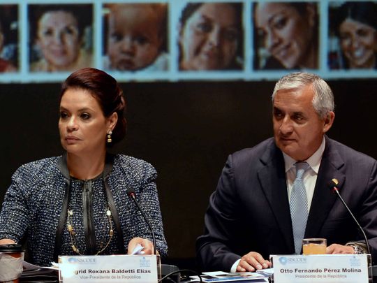 Former President Otto Pérez Molina and his former Vice President Roxanna Baldetti resigned in 2015 and have been in custody on charges of permitting and benefiting from a customs graft scheme known as La Linea, or “The Line”, in Guatemala.