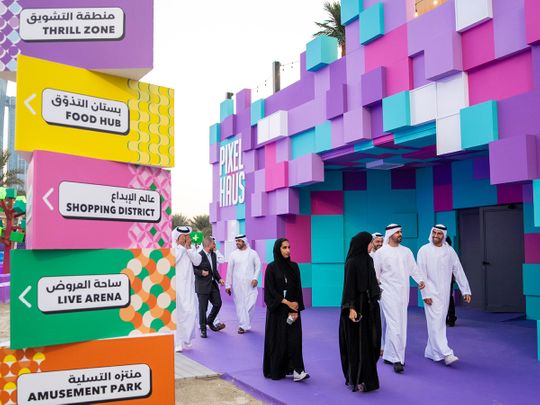 theyab bin mohamed bin zayed tours mother of the nation festival in abu dhabi on dec 9
