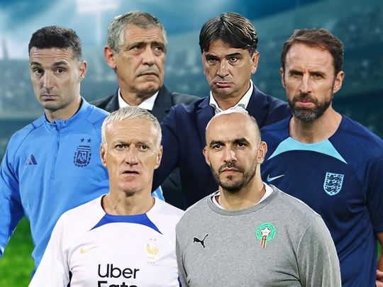 Top 6 coaches World Cup 2022 managers