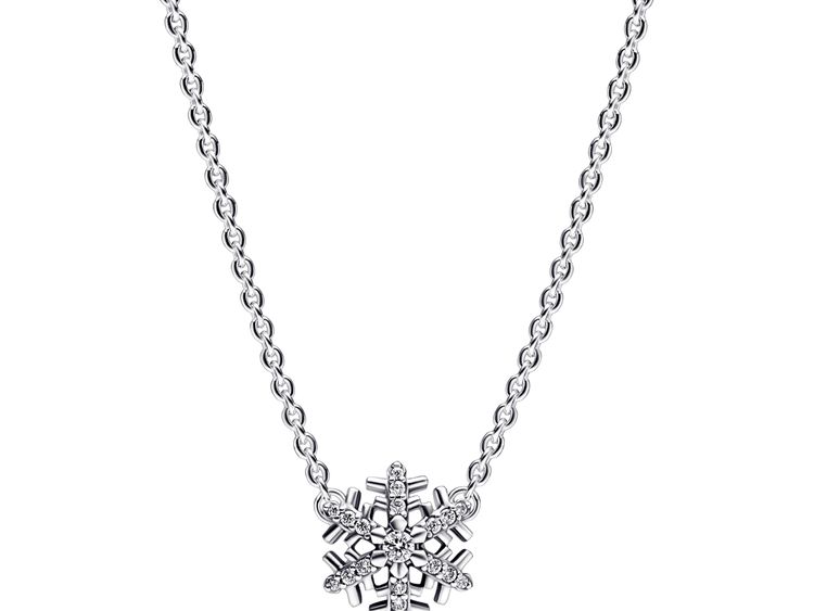 Pandora Sparkling Snowflake Pendant Necklace AED 345