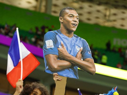 Kylian Mbappe France World Cup Qatar World Cup 2022 Shirt - Ink In Action