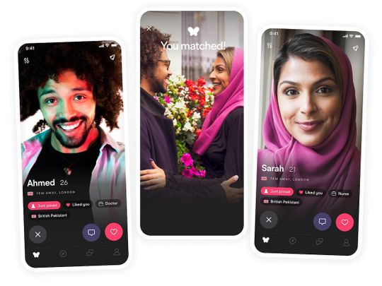 Aisha and Usman, who connected on Muzz app and had a picture-perfect wedding, believe the social norms of matchmaking services are evolving in Pakistan. Image Credit - Muzz-1671289672360