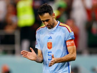 Spain's Busquets retires from international football