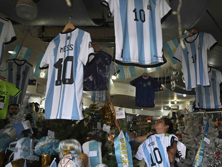 World Cup 2022: Adidas 'collapses' after worldwide demand for Messi jerseys