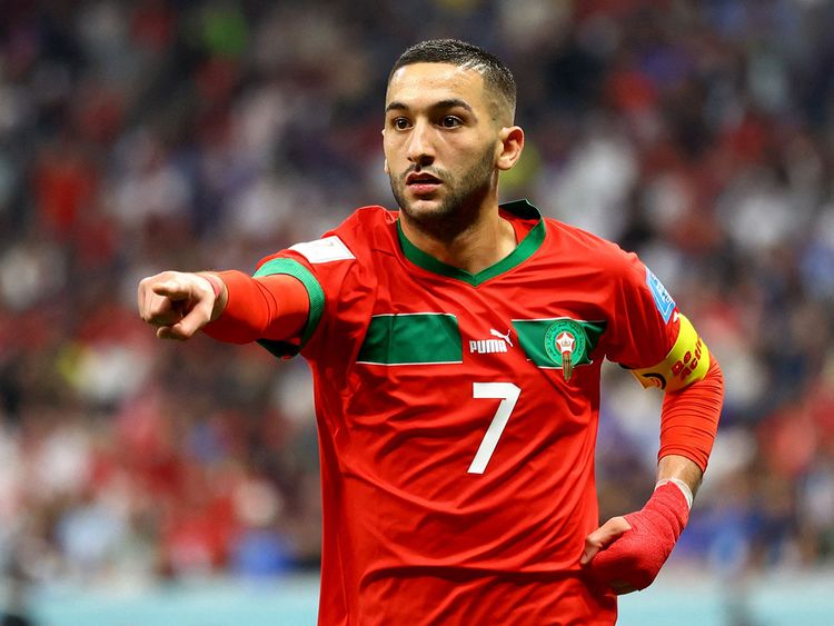 Hakim Ziyech World Cup gift as Chelsea star scores a huge goal for Morocco  amid transfer message 