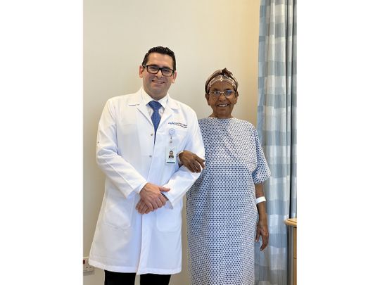 Dr Tufo & patient