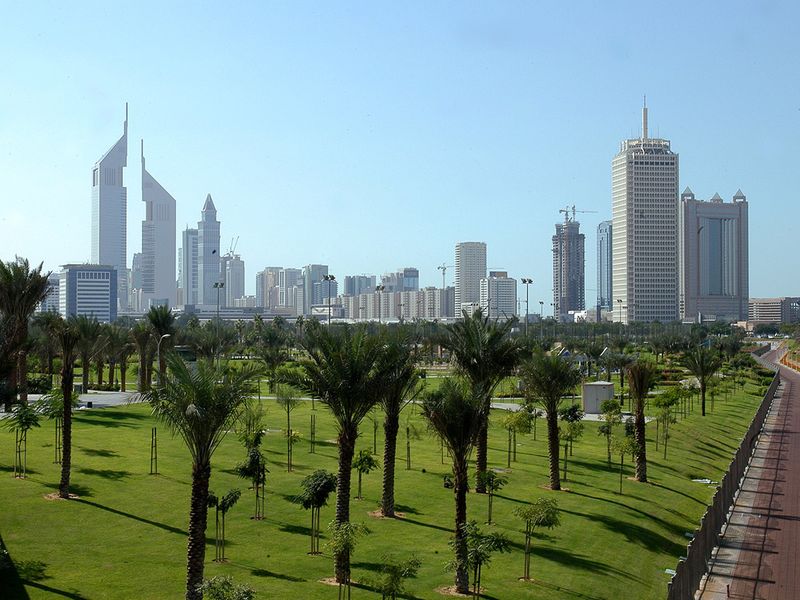 Dubai green parks