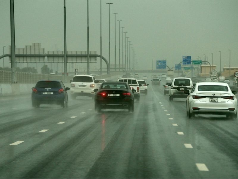 Rains in Dubai 