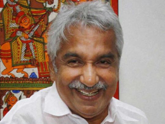 Former Kerala chief minister Oommen Chandy