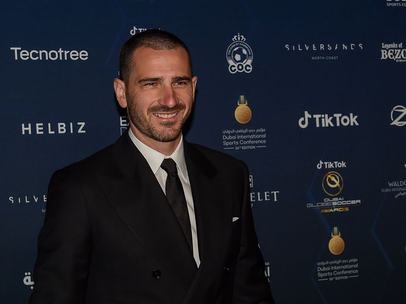 Leonardo Bonucci won Defender of the Year at the Dubai Globe Soccer Awards