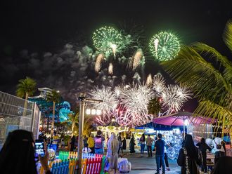 Dubai fireworks