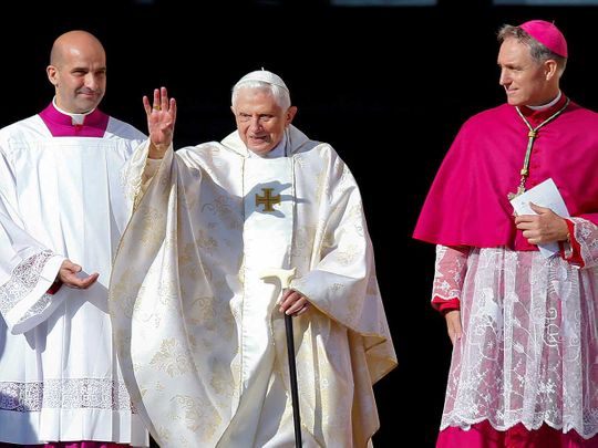 Emeritus Pope Benedict vatican