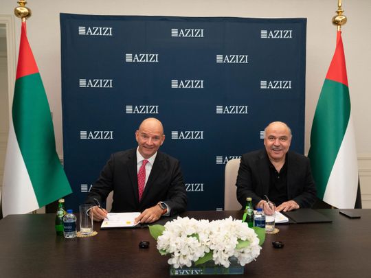 AZIZI signing KEO International Consultants 