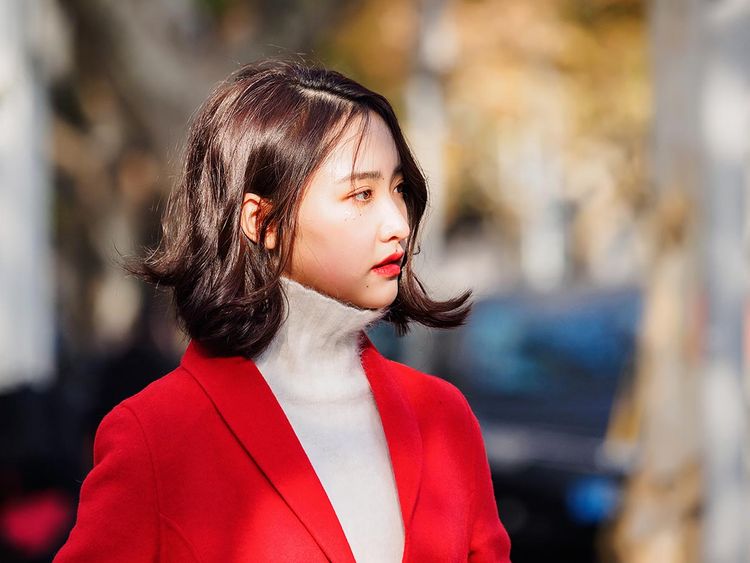 2022 Ladies Midi Black Jacket Blazer Dress Loose Korean Style Fashion