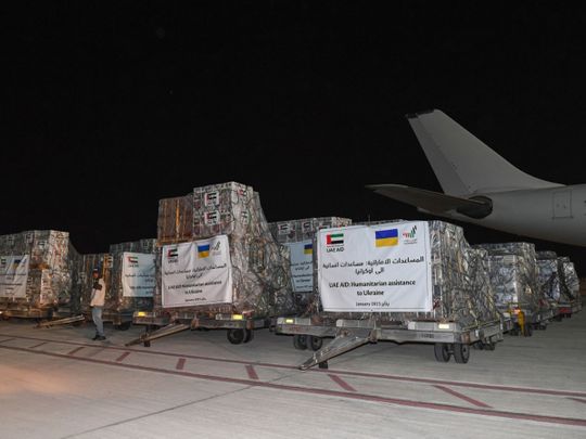UAE Ukraine aid