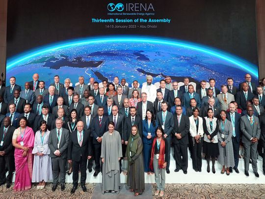 The_13th_Irena_Assembly_delegates,_including_UAE_Minister_of_Climate_Change_and_Environment,_Mariam_Al_Mheiri_and_Dr_Nawal_Al_Hosany,_the_UAE's_-1673699553665