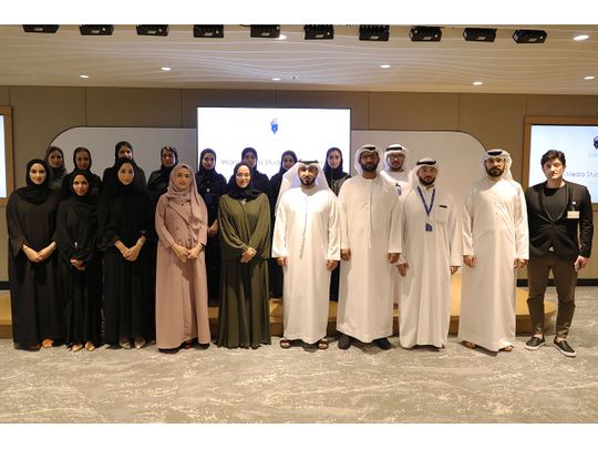 Dubai Press Club representatives with delegation of Kafa'a