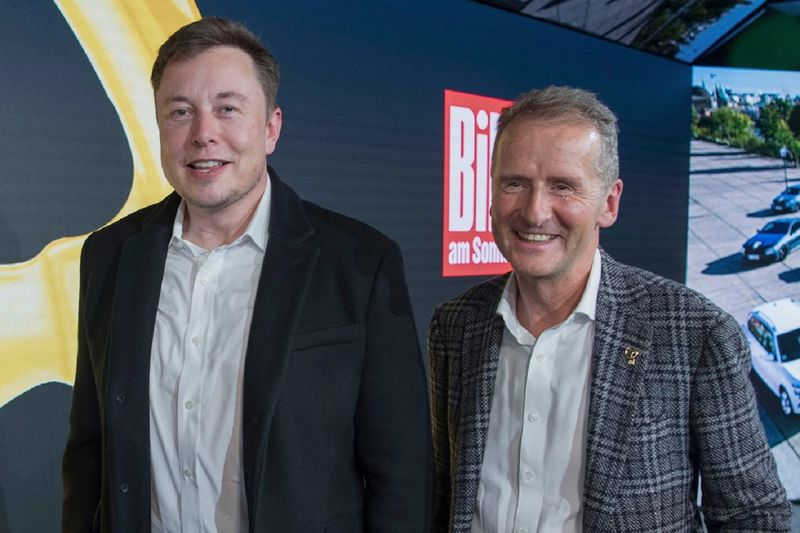 Herbert Deiss with Elon Musk