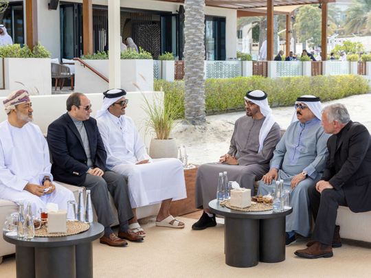 UAE President welcomes regional leaders