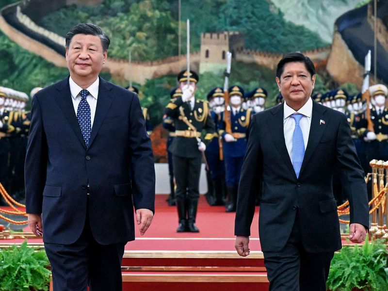 Ferdinand Marcos and Xi Jinping