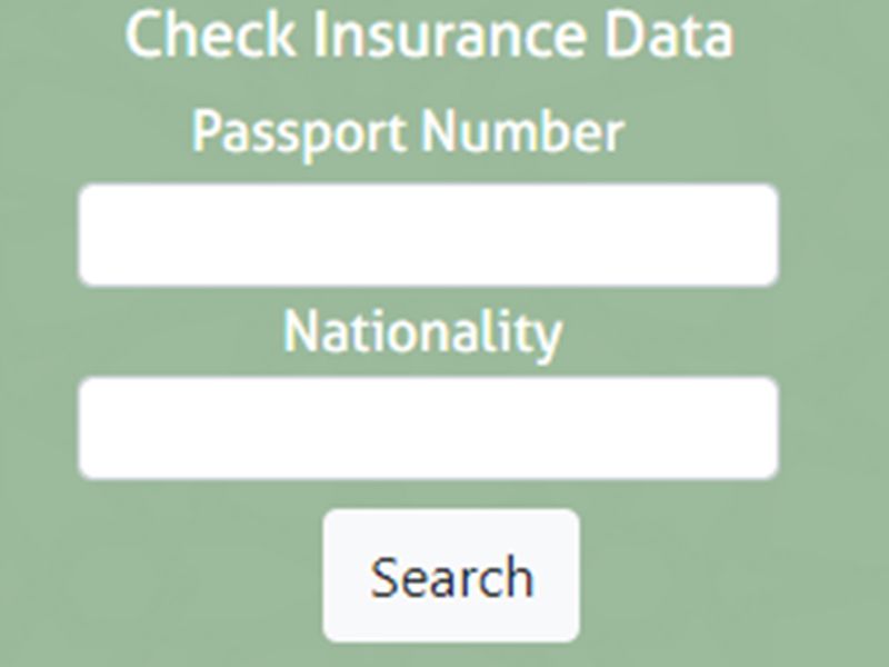 Umrah Insurance data check