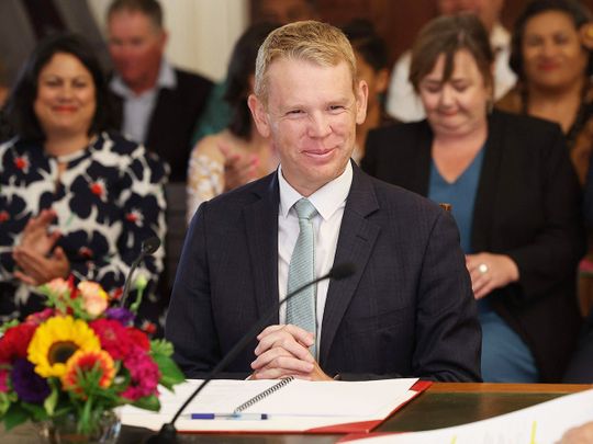 New Zealand Prime Minister Chris Hipkins 