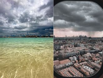 Sheikh Hamdan shares Nimbus rain cloud photos over Dubai
