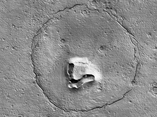 Czy na Marsie jest życie?  HiRISE robi zdjęcie niedźwiedzia na Czerwonej Planecie