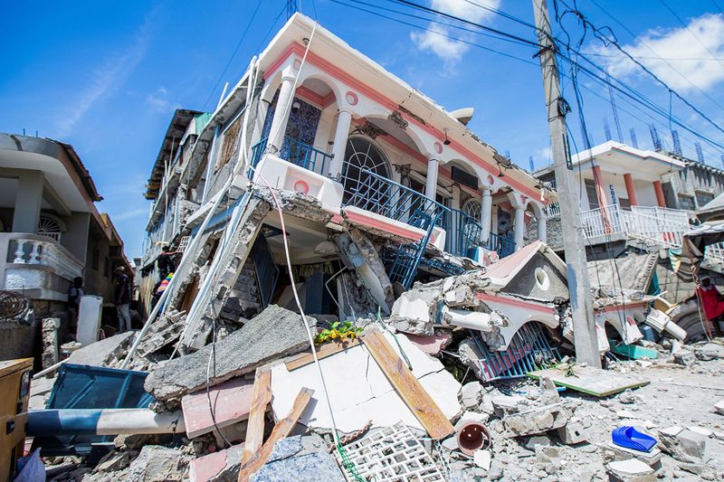 Aug. 14, 2021 - HAITI - A 7.2 magnitude earthquake struck southern Haiti, killing more than 2,200 people and destroying or damaging about 13,000 homes.