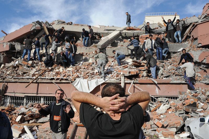 Oct 23, 2011 - TURKEY - A powerful magnitude 7.2 earthquake shook southeast Turkey, killing more than 600 people.