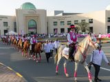 The caravan concluded its Sharjah leg at University Hospital  