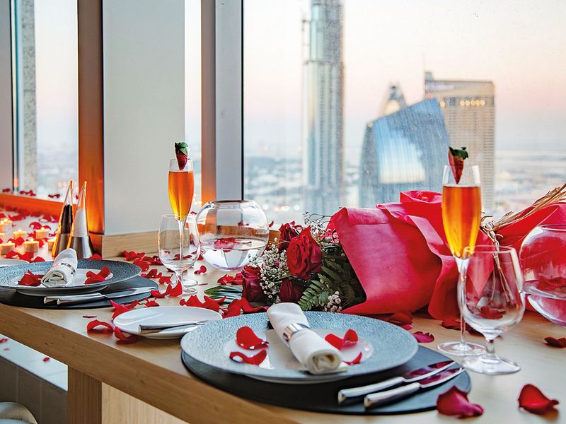 Sofitel Dubai Downtown - Valentine_s Day Sky Table_