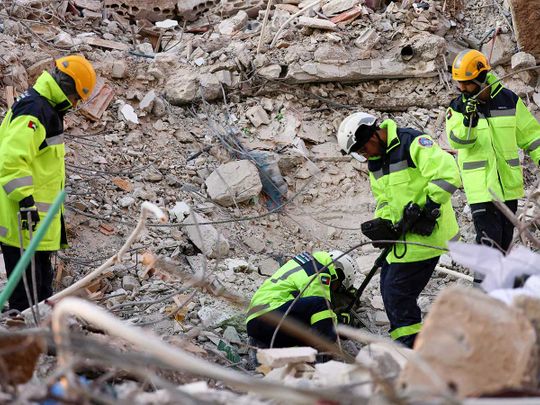 Emirati rescuers syria quake