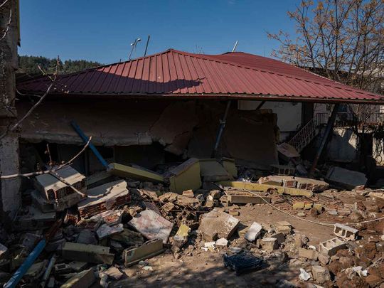 Turkey earthquake victim house