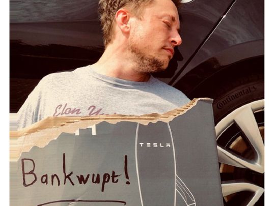 Elon Musk bankwupt