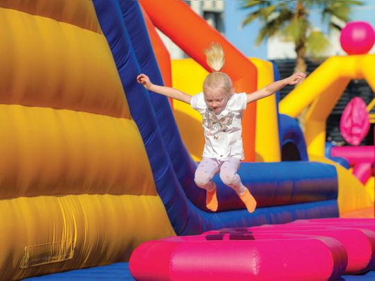 With the launch of JumpX, Dubai Parks and Resorts is also attempting to break the Guinness World Record title for the ‘Largest Inflatable Bouncy Castle’.