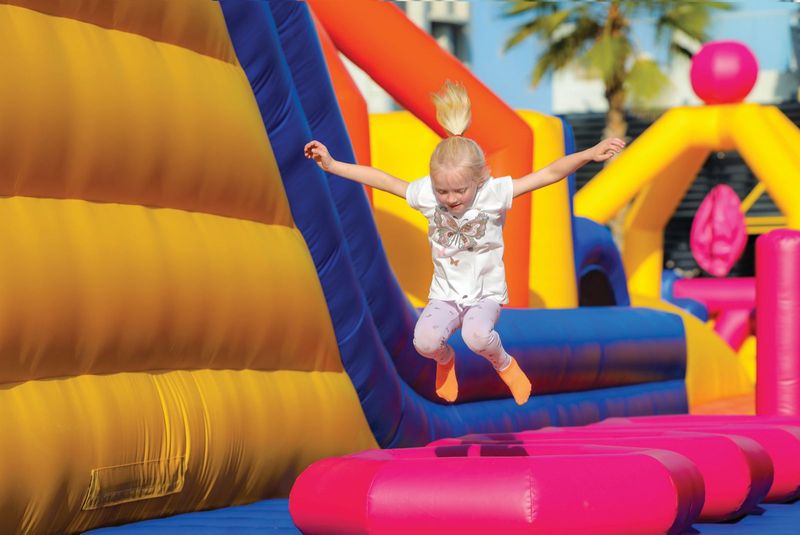 With the launch of JumpX, Dubai Parks and Resorts is also attempting to break the Guinness World Record title for the ‘Largest Inflatable Bouncy Castle’.