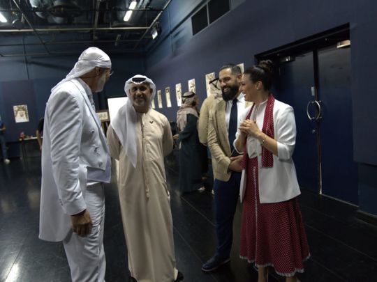 (from left) Bobo Ivanovic, Yasser Al Gergawi, Ouay Albarghoth and Aleksandra Brankovic at the opening of the  Serbian Cultural Centre in Dubai-1676783264586