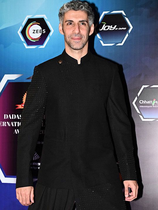 In this photograph taken on February 20, 2023, Bollywood actor Jim Sarbh attends the ‘Dadasaheb Phalke International Film Festival Awards 2023’ in Mumbai.