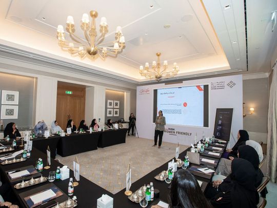 DWE workshop on Dubai women-friendly city